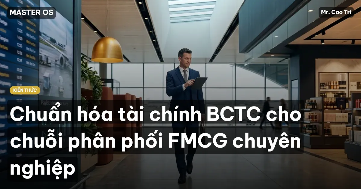 Chuẩn hóa tài chính BCTC cho chuỗi phân phối FMCG chuyên nghiệp