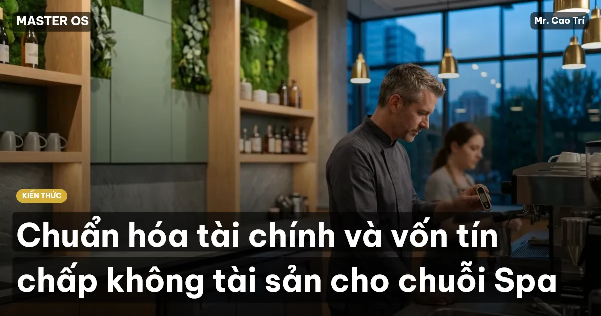 Chuẩn hóa tài chính và vốn tín chấp không tài sản cho chuỗi Spa