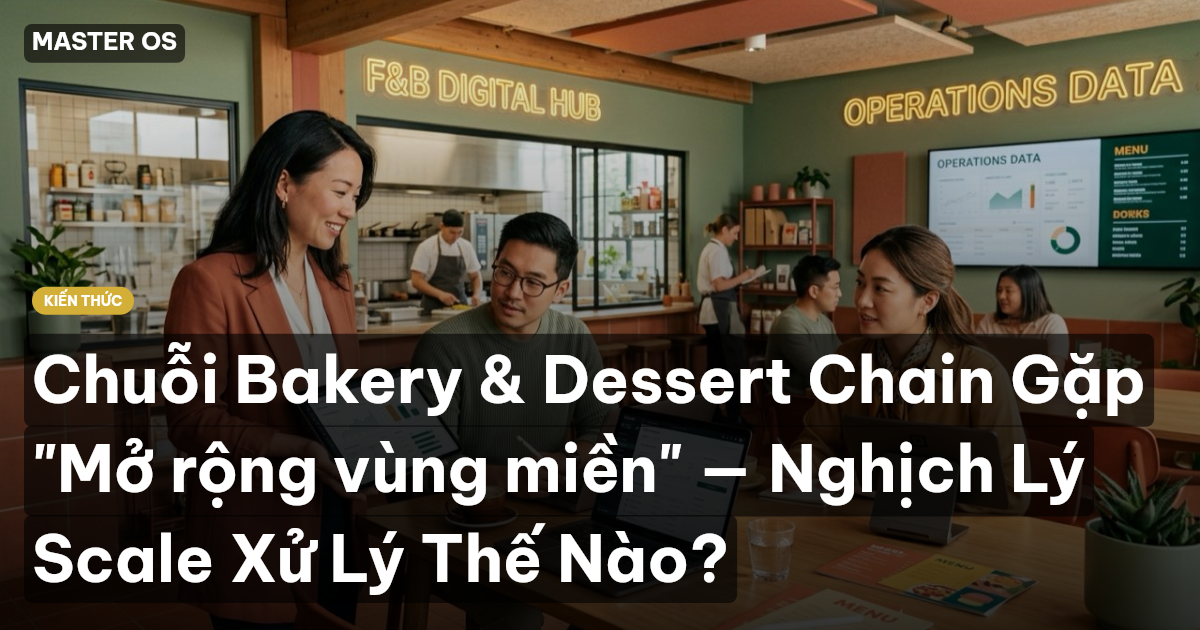 Chuỗi Bakery & Dessert Chain Gặp "Mở rộng vùng miền" — Nghịch Lý Scale Xử Lý Thế Nào?