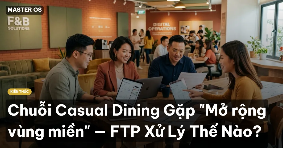 Chuỗi Casual Dining Gặp "Mở rộng vùng miền" — FTP Xử Lý Thế Nào?