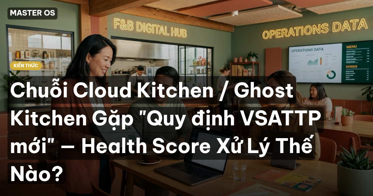 Chuỗi Cloud Kitchen / Ghost Kitchen Gặp "Quy định VSATTP mới" — Health Score Xử Lý Thế Nào?