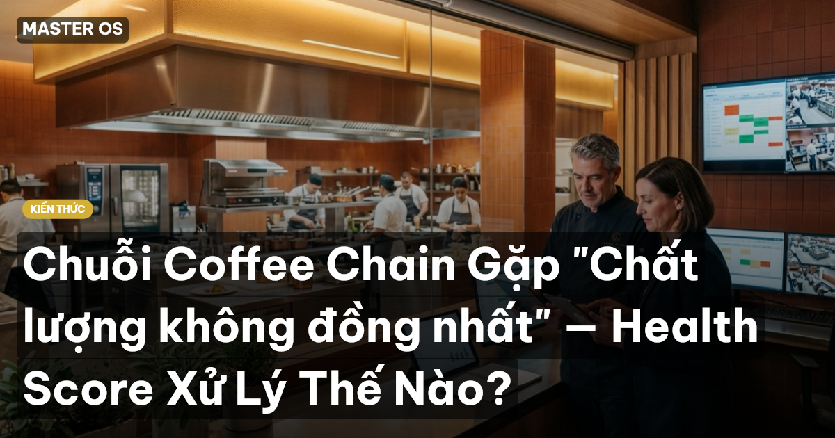 Chuỗi Coffee Chain Gặp "Chất lượng không đồng nhất" — Health Score Xử Lý Thế Nào?