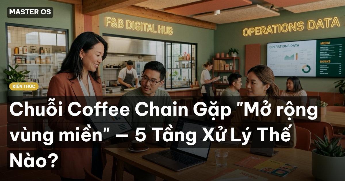 Chuỗi Coffee Chain Gặp "Mở rộng vùng miền" — 5 Tầng Xử Lý Thế Nào?