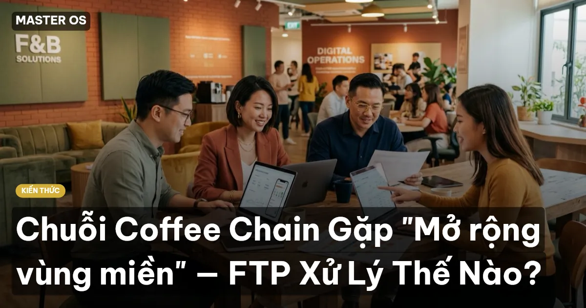 Chuỗi Coffee Chain Gặp "Mở rộng vùng miền" — FTP Xử Lý Thế Nào?