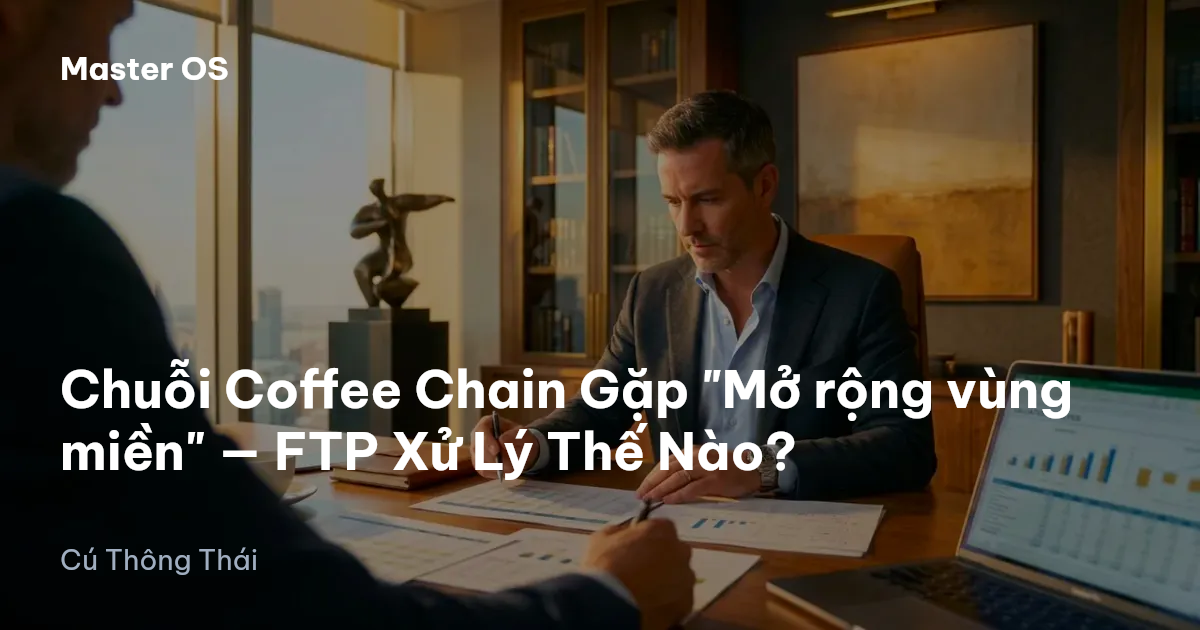 Chuỗi Coffee Chain Gặp "Mở rộng vùng miền" — FTP Xử Lý Thế Nào?