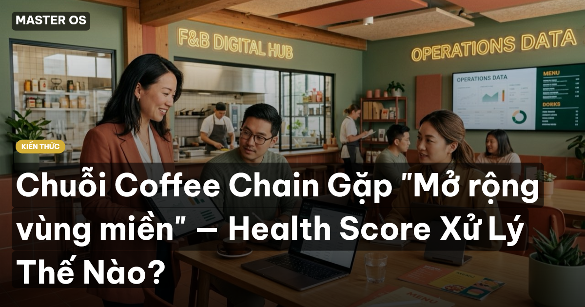 Chuỗi Coffee Chain Gặp "Mở rộng vùng miền" — Health Score Xử Lý Thế Nào?