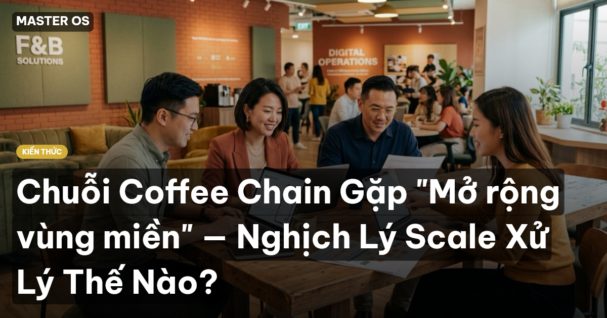 Chuỗi Coffee Chain Gặp "Mở rộng vùng miền" — Nghịch Lý Scale Xử Lý Thế Nào?
