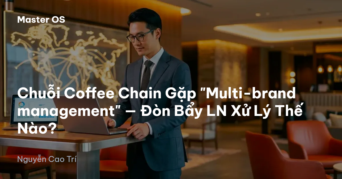 Chuỗi Coffee Chain Gặp "Multi-brand management" — Đòn Bẩy LN Xử Lý Thế Nào?