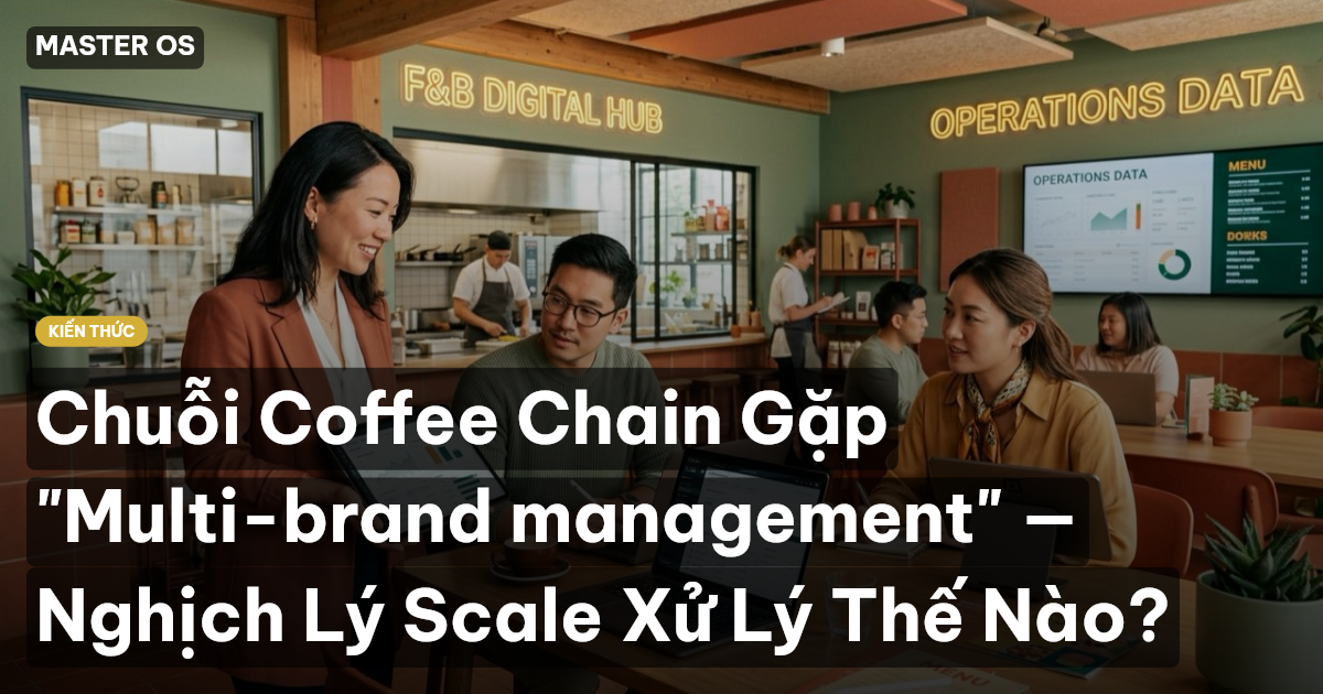 Chuỗi Coffee Chain Gặp "Multi-brand management" — Nghịch Lý Scale Xử Lý Thế Nào?