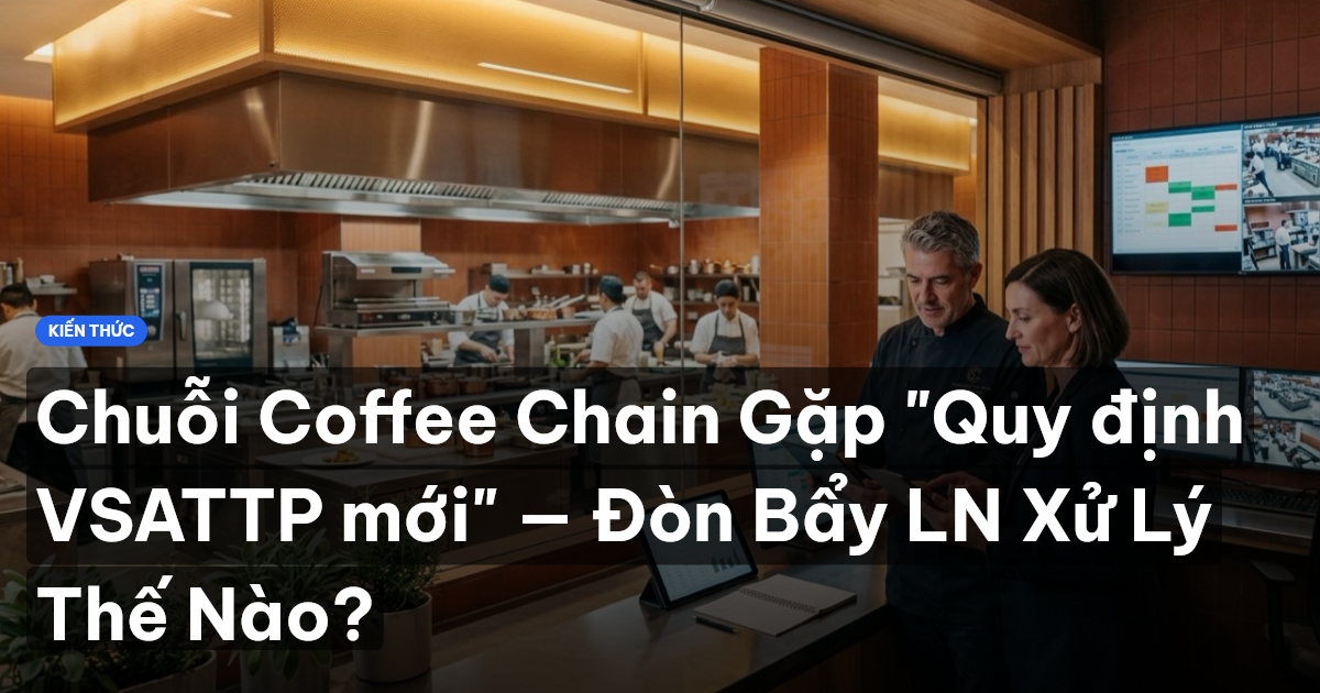 Chuỗi Coffee Chain Gặp "Quy định VSATTP mới" — Đòn Bẩy LN Xử Lý Thế Nào?
