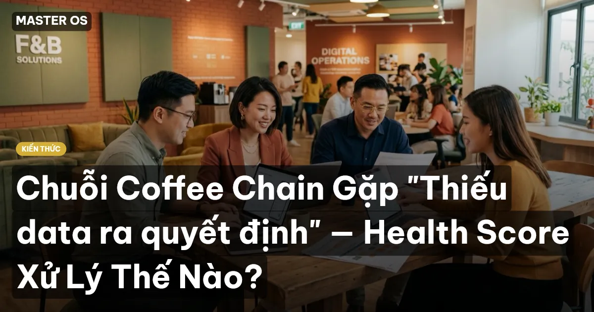 Chuỗi Coffee Chain Gặp "Thiếu data ra quyết định" — Health Score Xử Lý Thế Nào?
