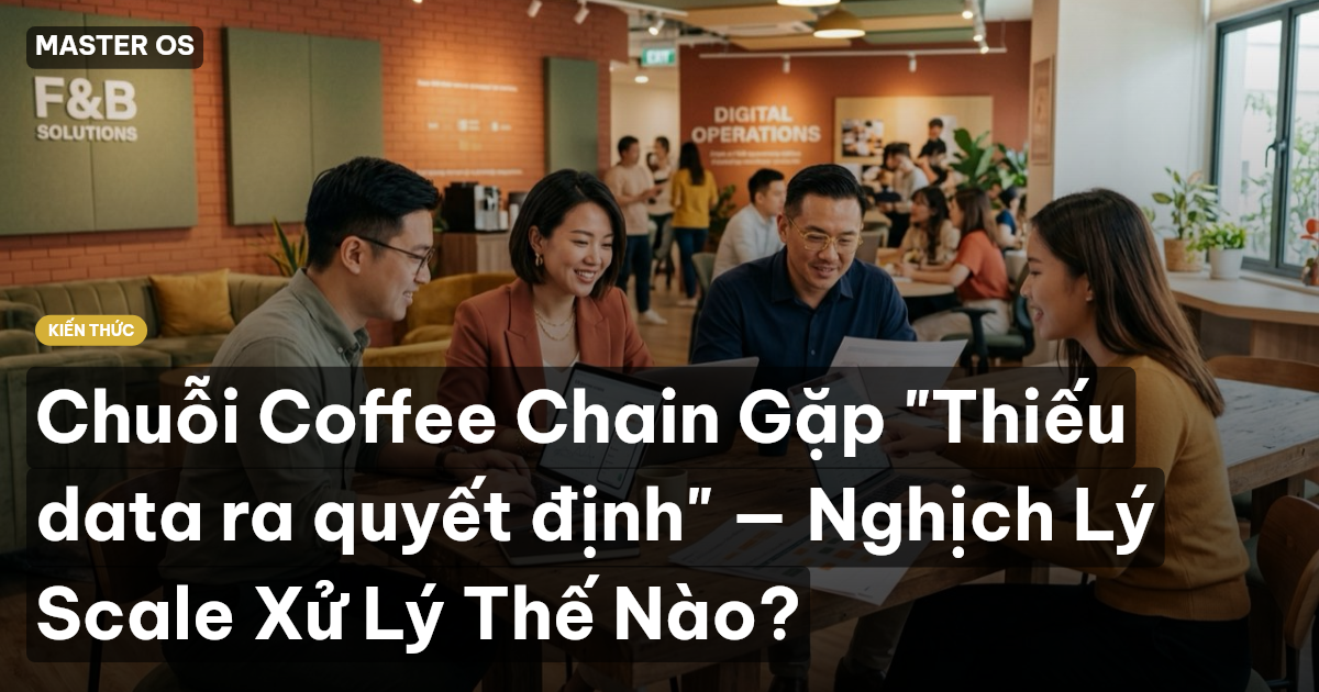 Chuỗi Coffee Chain Gặp "Thiếu data ra quyết định" — Nghịch Lý Scale Xử Lý Thế Nào?