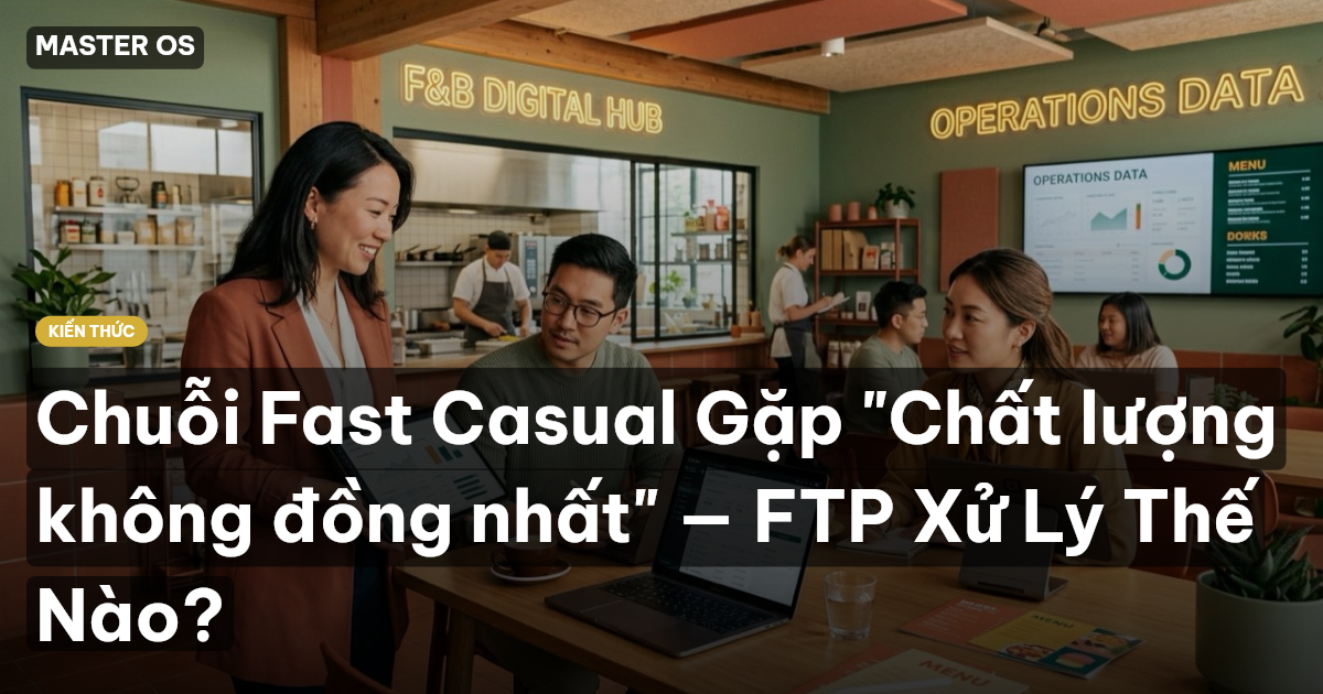 Chuỗi Fast Casual Gặp "Chất lượng không đồng nhất" — FTP Xử Lý Thế Nào?