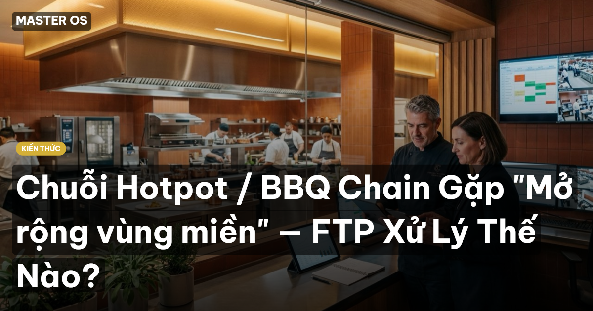 Chuỗi Hotpot / BBQ Chain Gặp "Mở rộng vùng miền" — FTP Xử Lý Thế Nào?