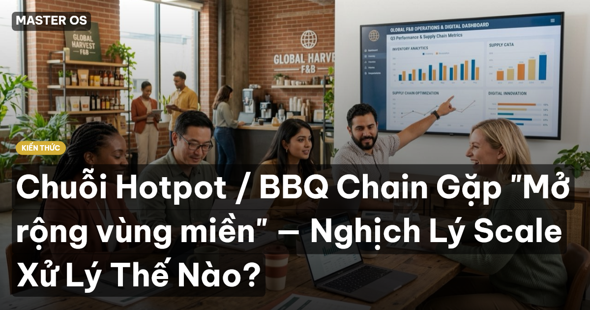 Chuỗi Hotpot / BBQ Chain Gặp "Mở rộng vùng miền" — Nghịch Lý Scale Xử Lý Thế Nào?