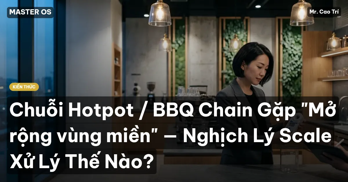 Chuỗi Hotpot / BBQ Chain Gặp "Mở rộng vùng miền" — Nghịch Lý Scale Xử Lý Thế Nào?