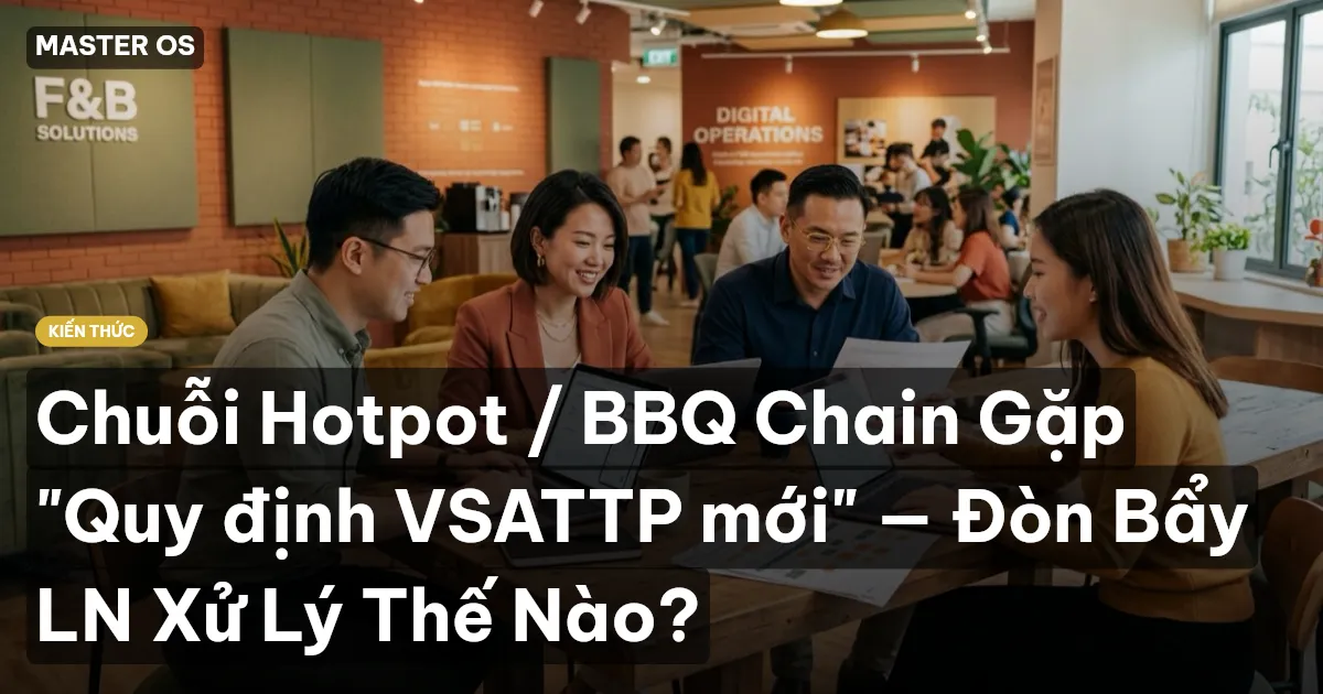 Chuỗi Hotpot / BBQ Chain Gặp "Quy định VSATTP mới" — Đòn Bẩy LN Xử Lý Thế Nào?
