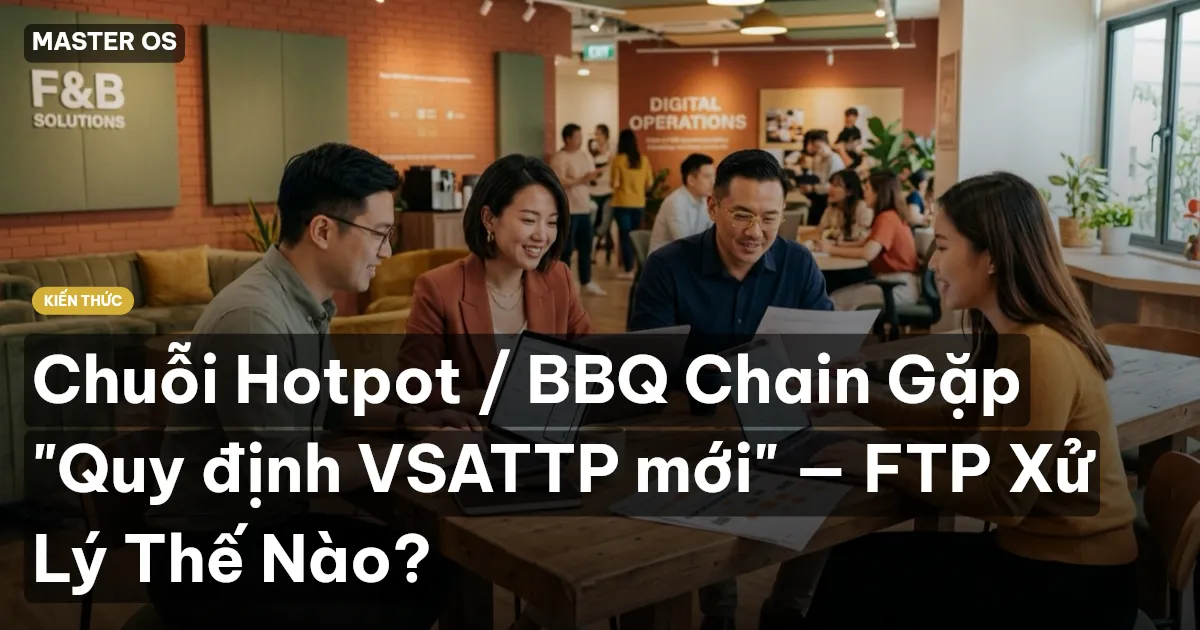 Chuỗi Hotpot / BBQ Chain Gặp "Quy định VSATTP mới" — FTP Xử Lý Thế Nào?