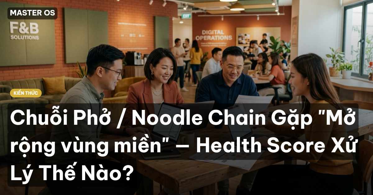 Chuỗi Phở / Noodle Chain Gặp "Mở rộng vùng miền" — Health Score Xử Lý Thế Nào?