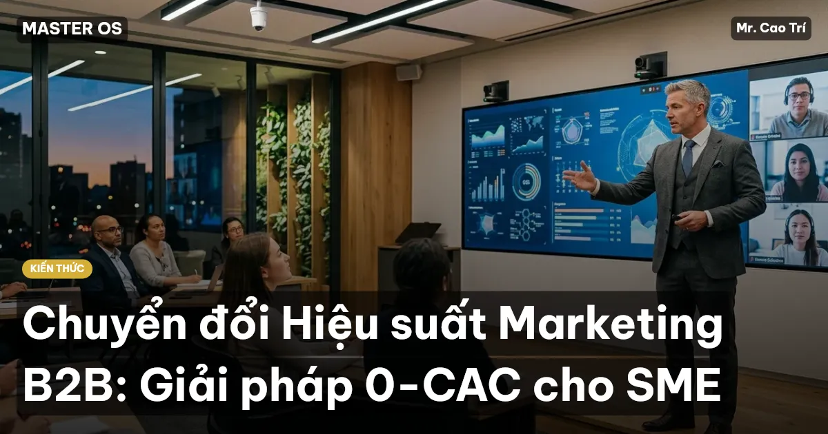 Chuyển đổi Hiệu suất Marketing B2B: Giải pháp 0-CAC cho SME