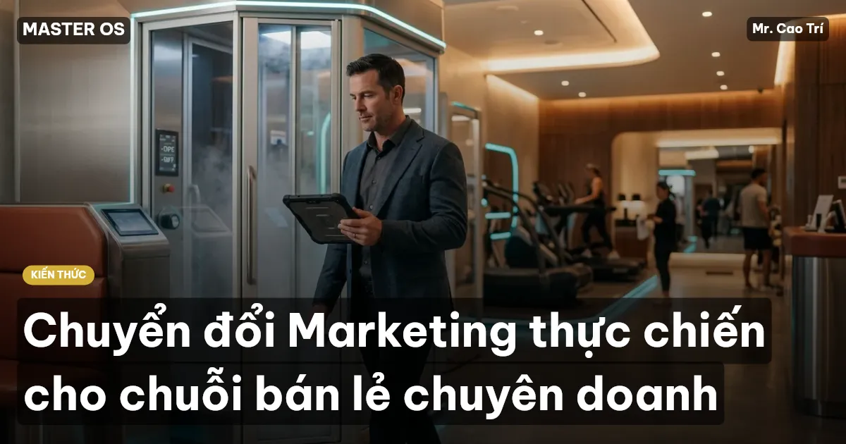 Chuyển đổi Marketing thực chiến cho chuỗi bán lẻ chuyên doanh
