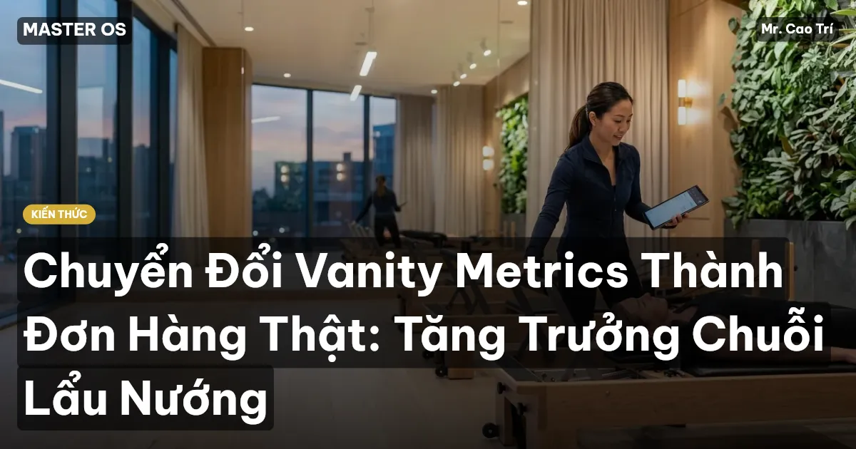 Chuyển Đổi Vanity Metrics Thành Đơn Hàng Thật: Tăng Trưởng Chuỗi Lẩu Nướng