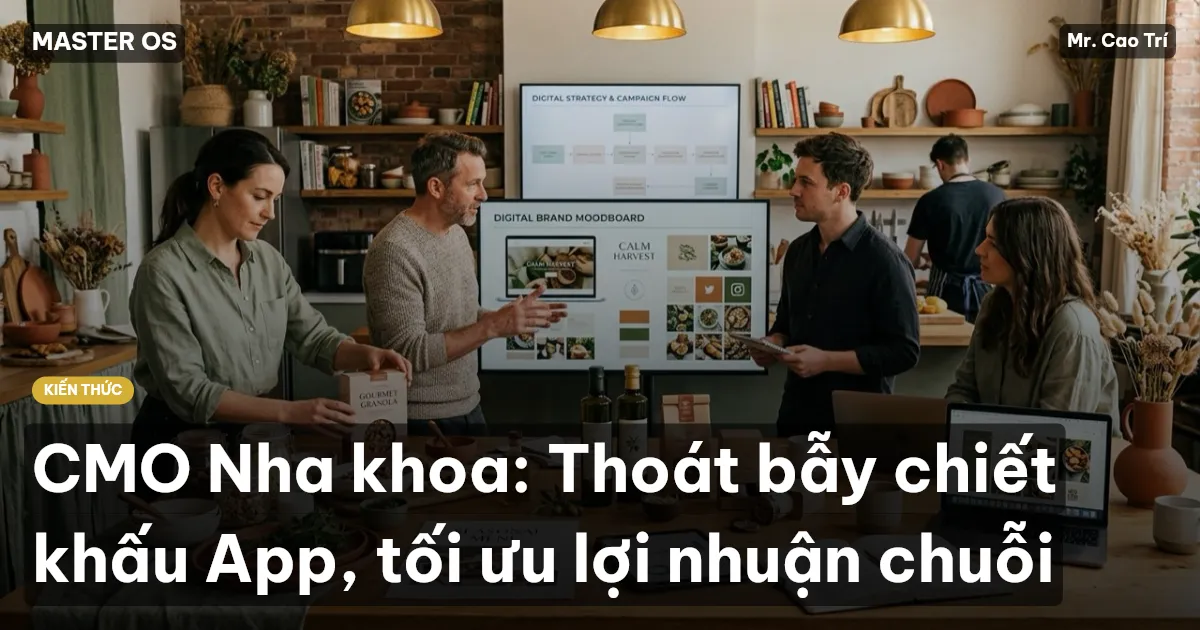 CMO Nha khoa: Thoát bẫy chiết khấu App, tối ưu lợi nhuận chuỗi