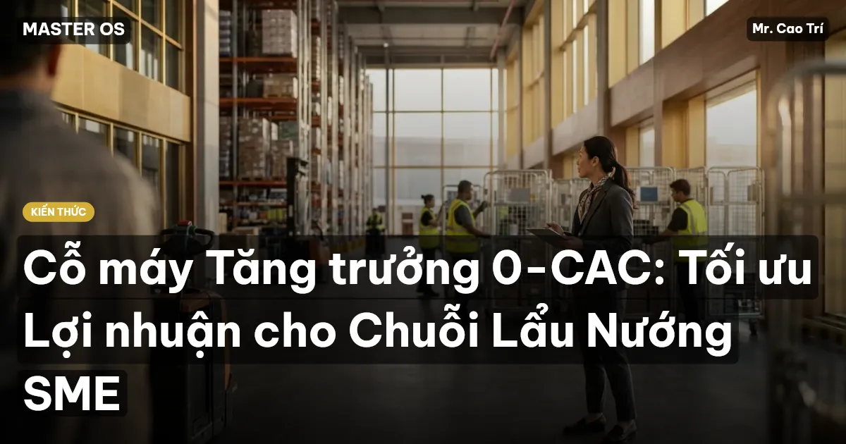 Cỗ máy Tăng trưởng 0-CAC: Tối ưu Lợi nhuận cho Chuỗi Lẩu Nướng SME