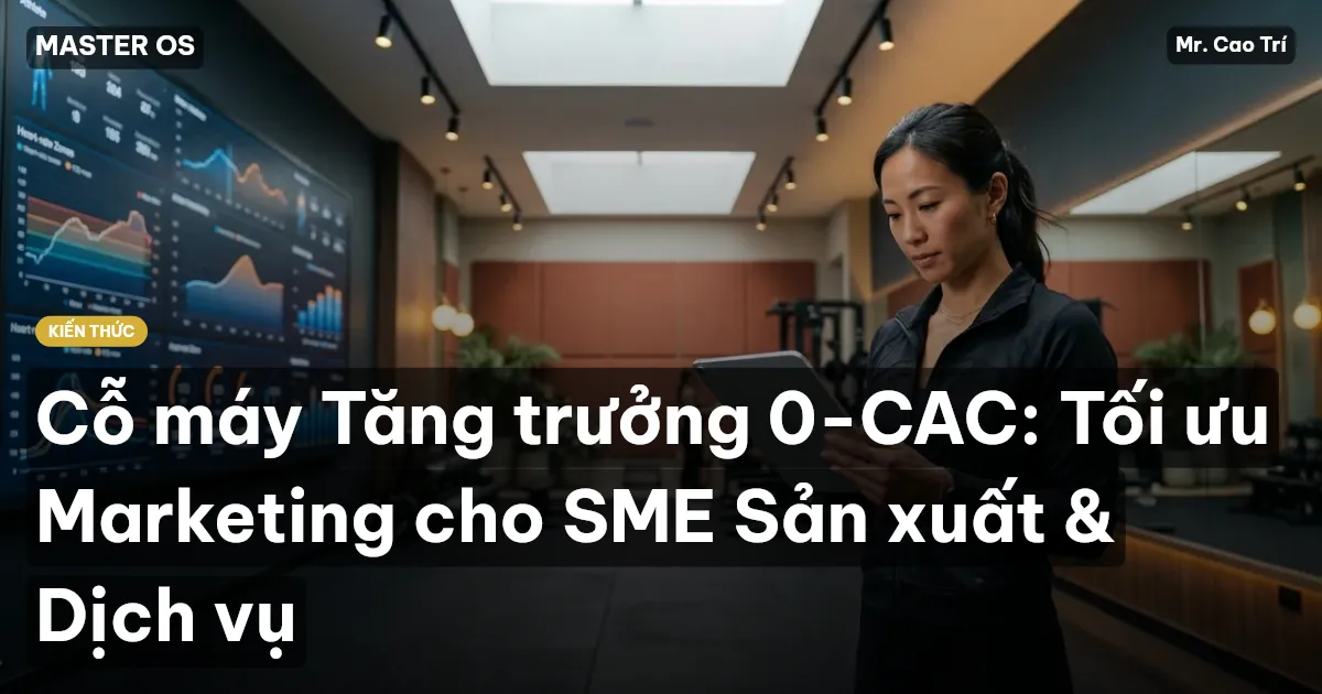 Cỗ máy Tăng trưởng 0-CAC: Tối ưu Marketing cho SME Sản xuất & Dịch vụ