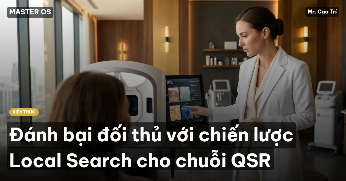 Đánh bại đối thủ với chiến lược Local Search cho chuỗi QSR