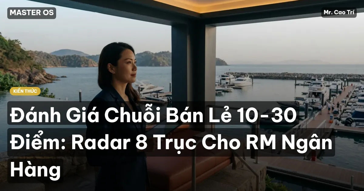 Đánh Giá Chuỗi Bán Lẻ 10-30 Điểm: Radar 8 Trục Cho RM Ngân Hàng
