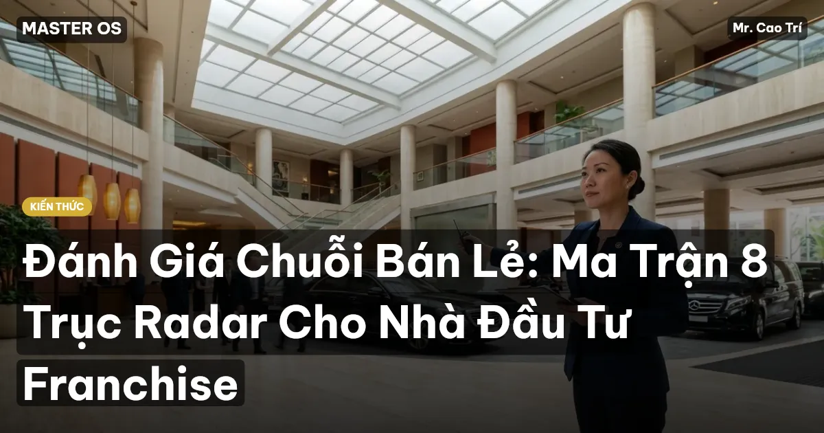 Đánh Giá Chuỗi Bán Lẻ: Ma Trận 8 Trục Radar Cho Nhà Đầu Tư Franchise
