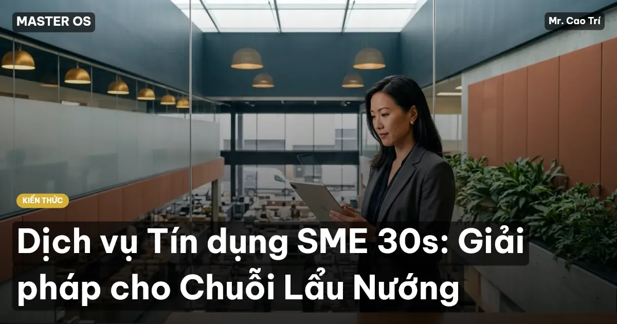 Dịch vụ Tín dụng SME 30s: Giải pháp cho Chuỗi Lẩu Nướng