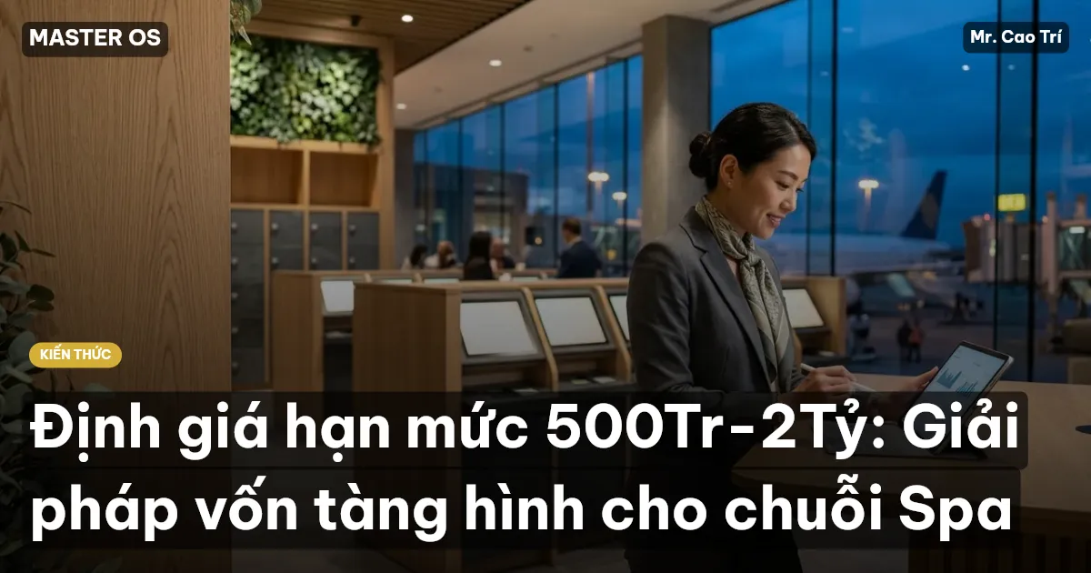 Định giá hạn mức 500Tr-2Tỷ: Giải pháp vốn tàng hình cho chuỗi Spa