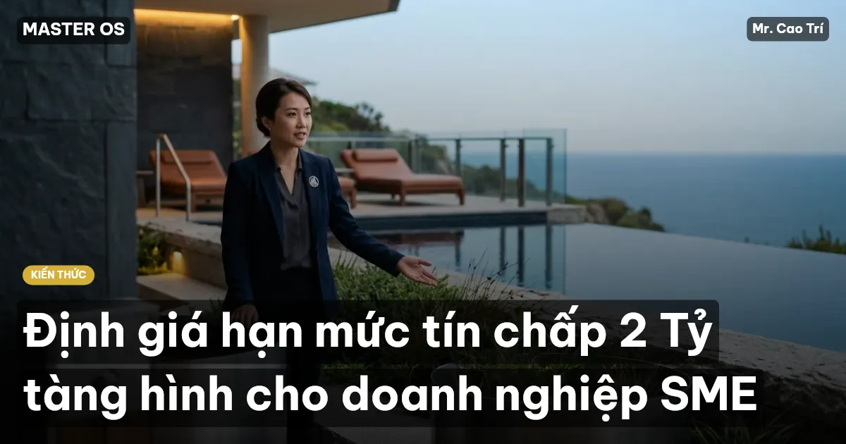 Định giá hạn mức tín chấp 2 Tỷ tàng hình cho doanh nghiệp SME