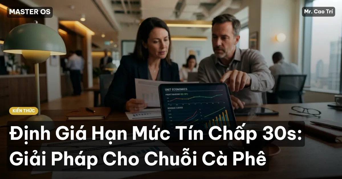 Định Giá Hạn Mức Tín Chấp 30s: Giải Pháp Cho Chuỗi Cà Phê