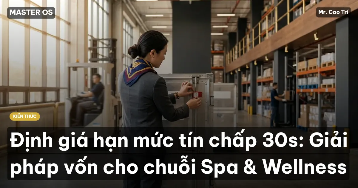 Định giá hạn mức tín chấp 30s: Giải pháp vốn cho chuỗi Spa & Wellness