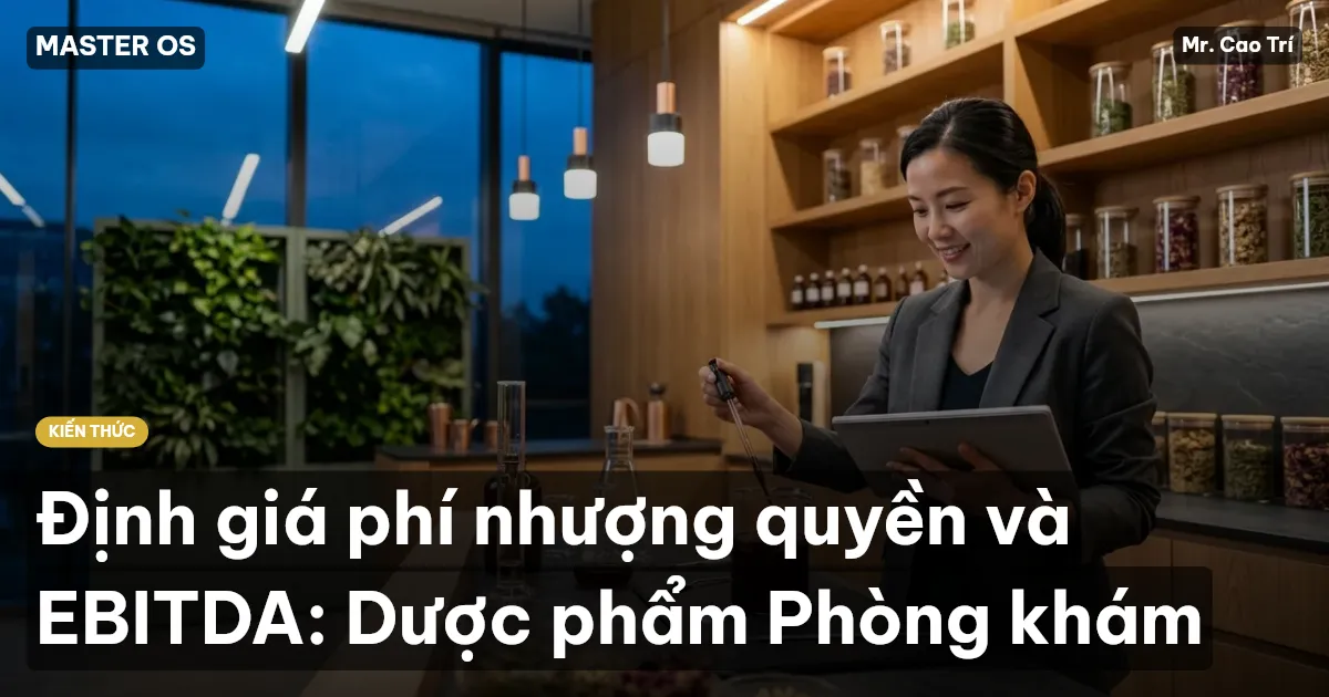 Định giá phí nhượng quyền và EBITDA: Dược phẩm Phòng khám