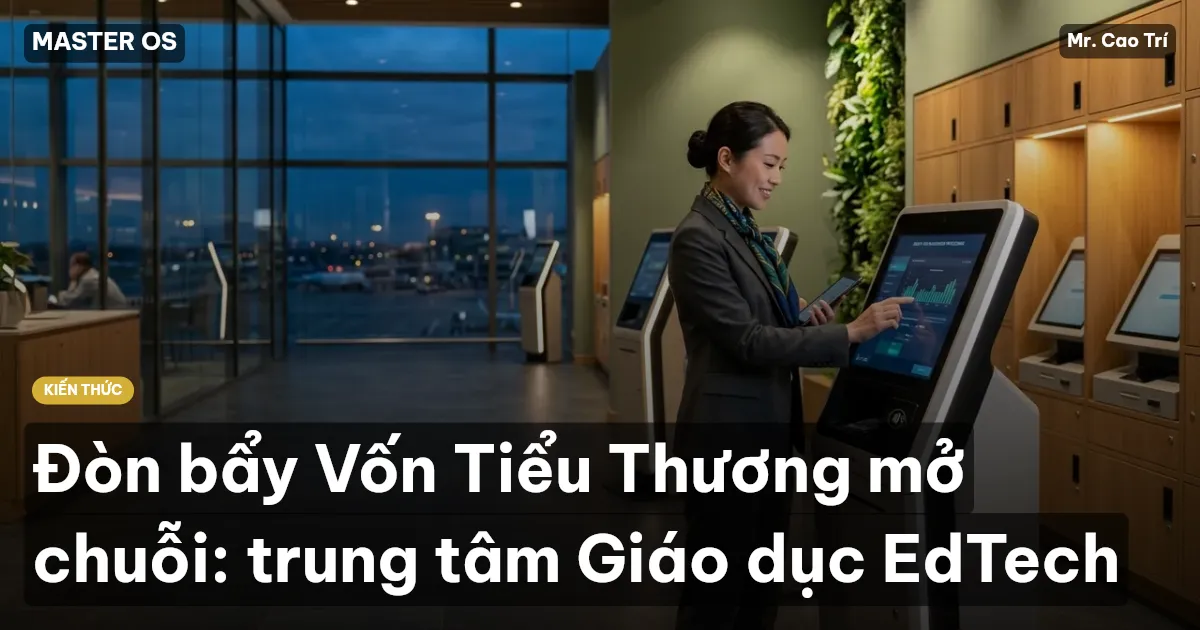Đòn bẩy Vốn Tiểu Thương mở chuỗi: trung tâm Giáo dục EdTech