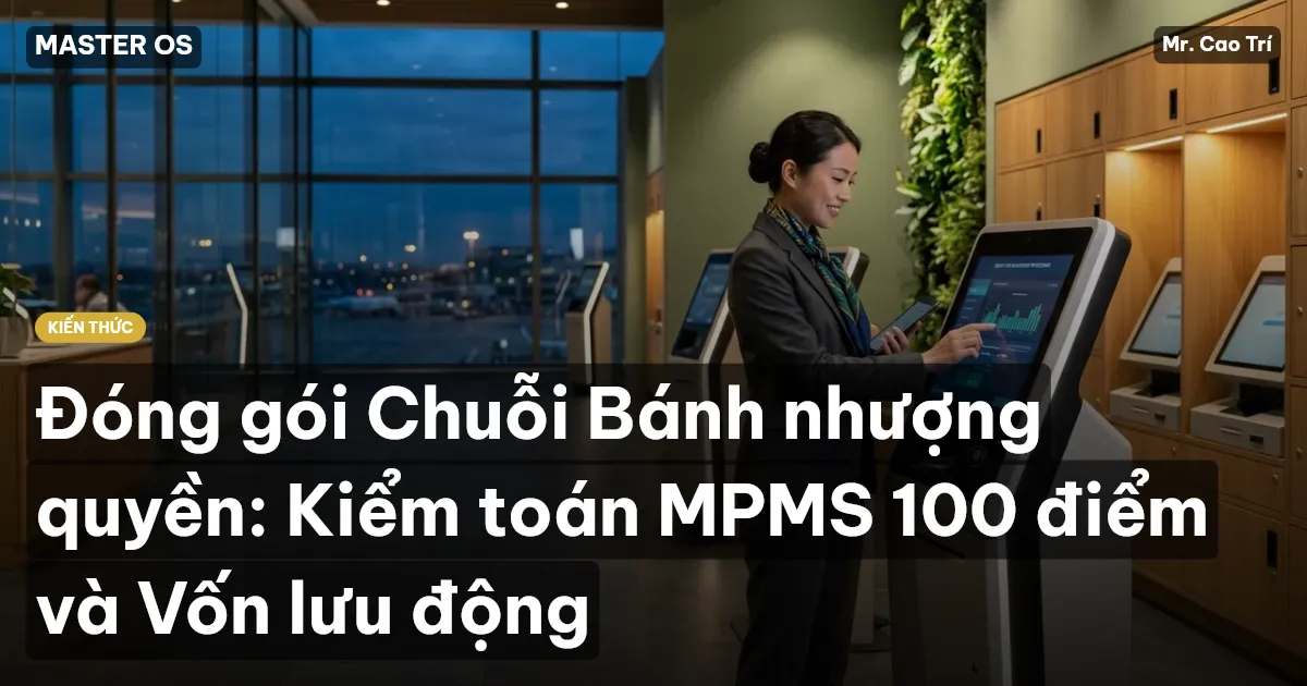 Đóng gói Chuỗi Bánh nhượng quyền: Kiểm toán MPMS 100 điểm và Vốn lưu động