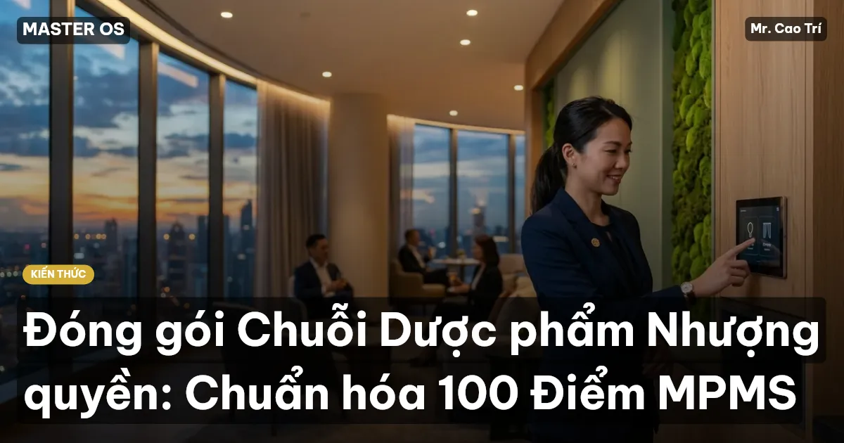 Đóng gói Chuỗi Dược phẩm Nhượng quyền: Chuẩn hóa 100 Điểm MPMS