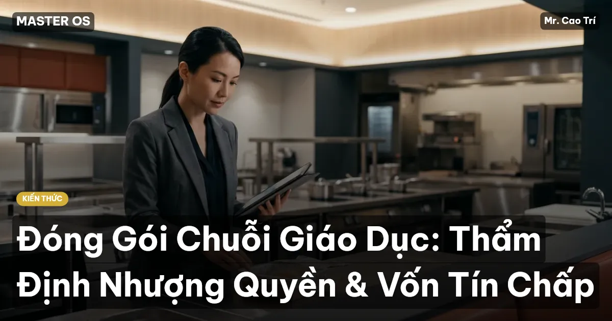 Đóng Gói Chuỗi Giáo Dục: Thẩm Định Nhượng Quyền & Vốn Tín Chấp