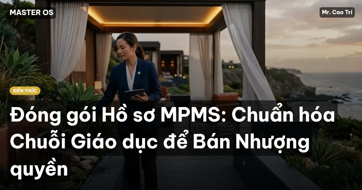 Đóng gói Hồ sơ MPMS: Chuẩn hóa Chuỗi Giáo dục để Bán Nhượng quyền