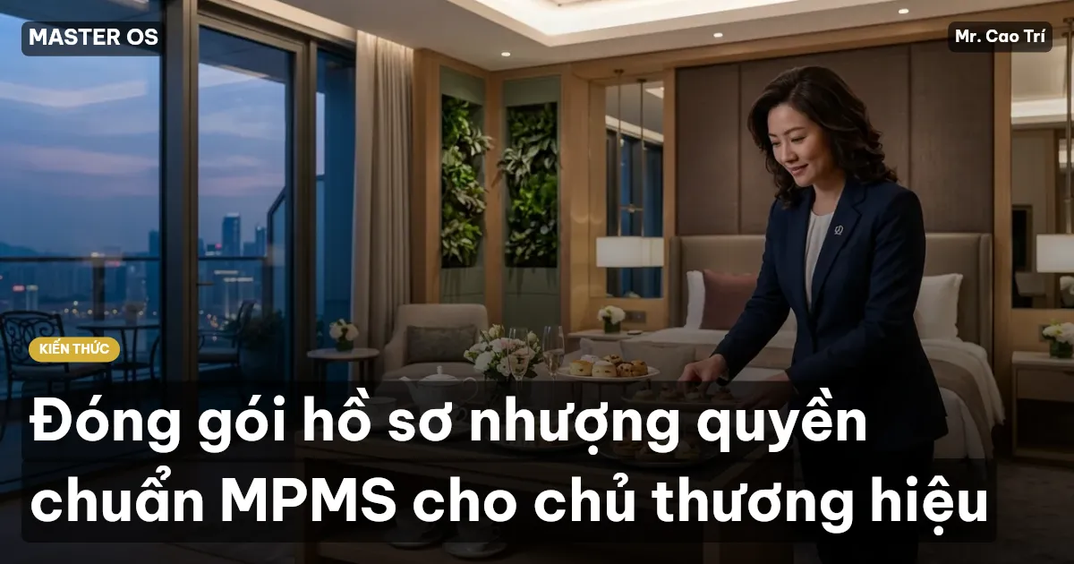 Đóng gói hồ sơ nhượng quyền chuẩn MPMS cho chủ thương hiệu