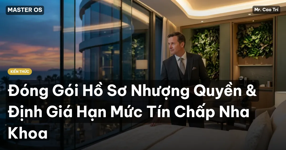 Đóng Gói Hồ Sơ Nhượng Quyền & Định Giá Hạn Mức Tín Chấp Nha Khoa