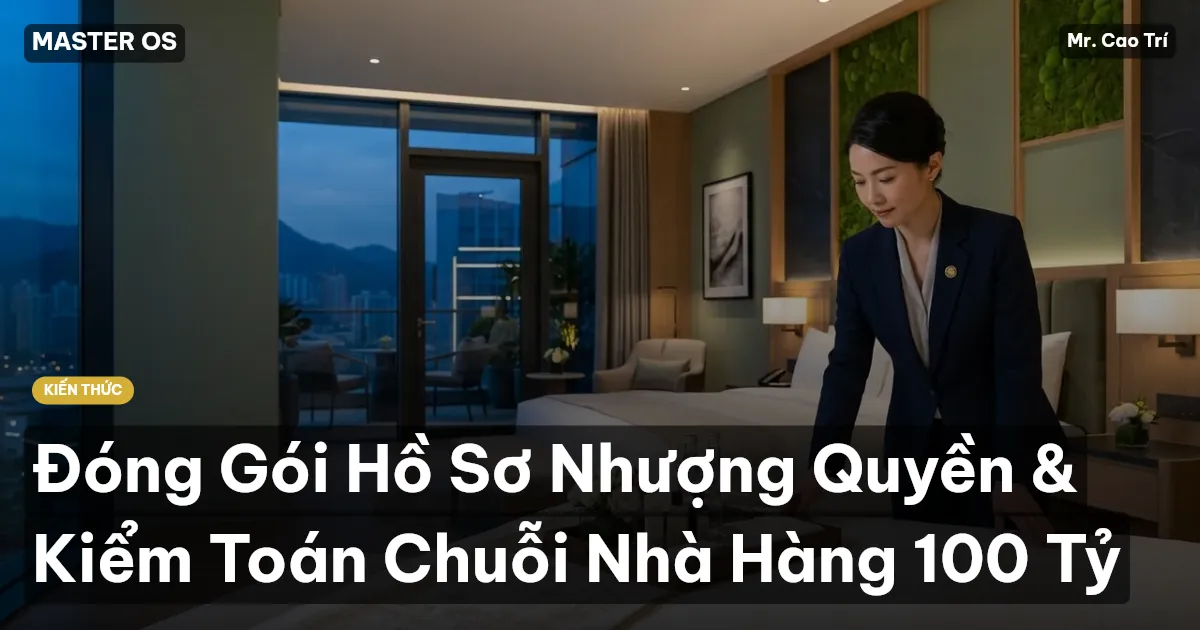 Đóng Gói Hồ Sơ Nhượng Quyền & Kiểm Toán Chuỗi Nhà Hàng 100 Tỷ