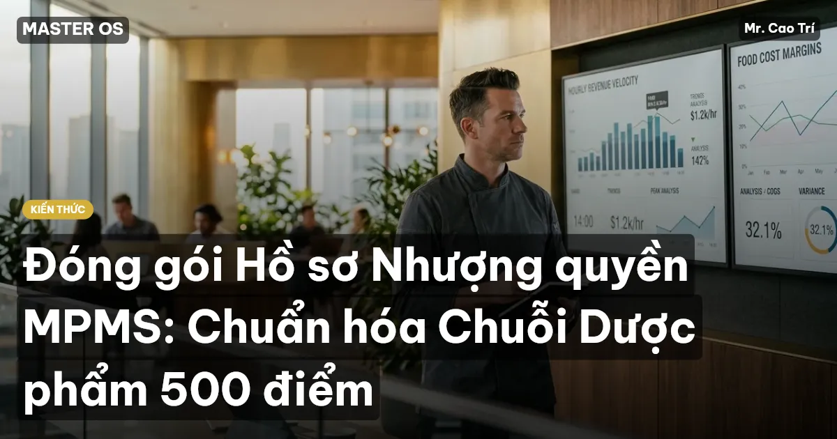 Đóng gói Hồ sơ Nhượng quyền MPMS: Chuẩn hóa Chuỗi Dược phẩm 500 điểm