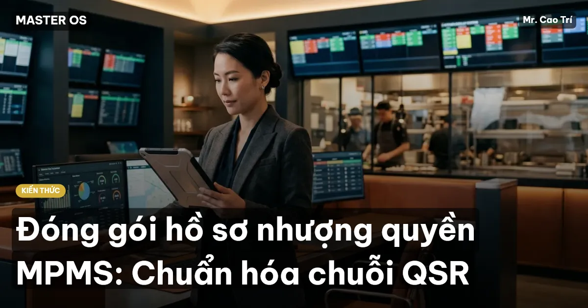 Đóng gói hồ sơ nhượng quyền MPMS: Chuẩn hóa chuỗi QSR