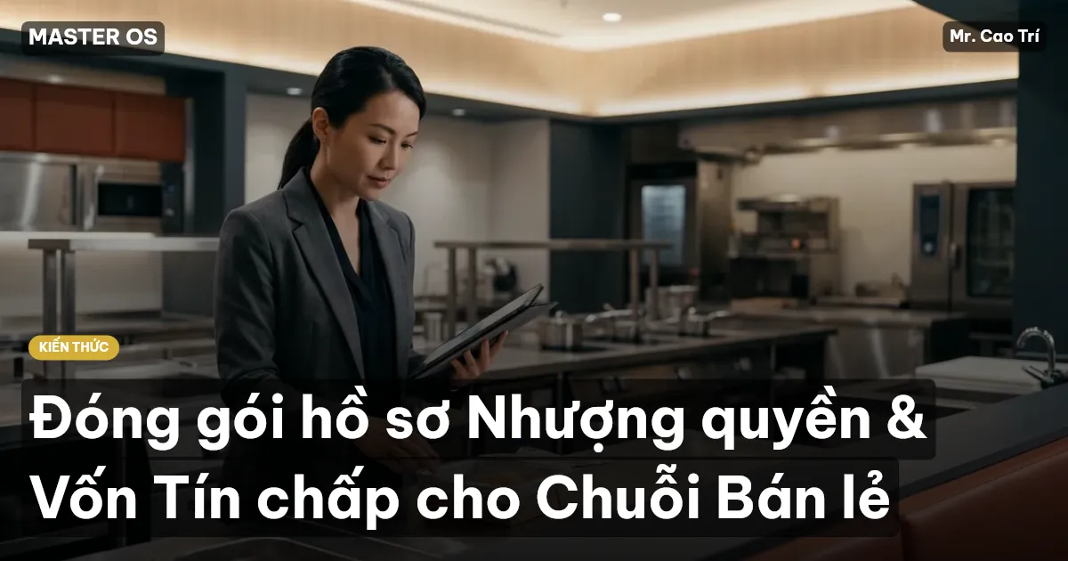 Đóng gói hồ sơ Nhượng quyền & Vốn Tín chấp cho Chuỗi Bán lẻ