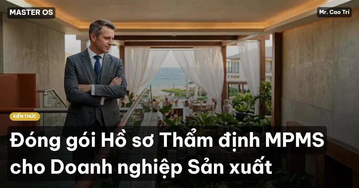 Đóng gói Hồ sơ Thẩm định MPMS cho Doanh nghiệp Sản xuất